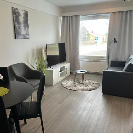 Lappland Kemiapartments Iii Near Snowcastle, 2 , Kitchen , Glaz Balcony, Free Park With Heat Plug קמי