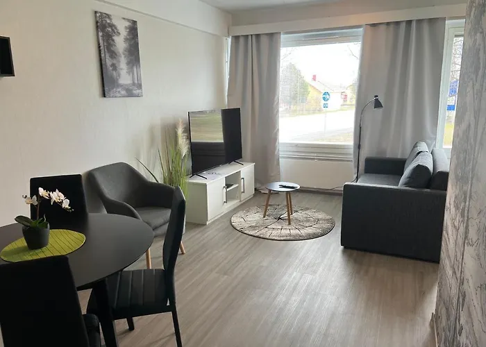 Lappland Kemiapartments Iii Near Snowcastle, 2 , Kitchen , Glaz Balcony, Free Park With Heat Plug ケミ